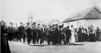 Саратовская область - Свадебная процессия в колонии Бауэр