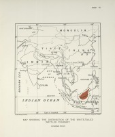 Разное - Карта распределения белохвостого фазана, 1918-1922