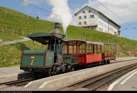 Разное - Поезд зубчатой железной дороги на горе Риги,Швейцария