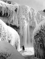 Разное - Замерзший Ниагарский водопад