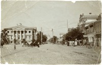 Вольск - Вид на Московскую улицу с Соборной площади до 1917 года в Вольске Саратовской губернии