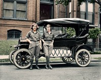 Ретро автомобили - Автоледи начала ХХ века,США