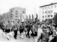 Луганск - Школьники на параде