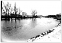 Луганск - Разлив реки Лугань.Март 1985 г.