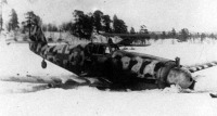Россия - Сбитый немецкий истребитель Ме-109G-2