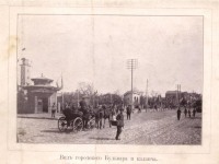 Кировоград - Вид городского бульвара и колонча