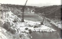 Житомир - Начало строительства плотины на реке Тетерев.