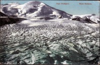 Кисловодск - Гора Эльбрус и его Малкский ледник, в цвете