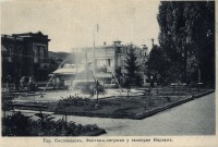 Кисловодск - Фонтан-лягушка у галереи Нарзан