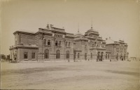 Казань - Фото железнодорожного вокзала станции Казань, 1896 год