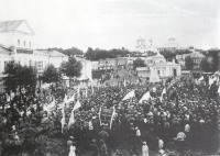 Торжок - Митинг на центральной площади