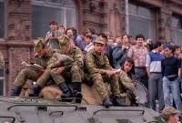 Москва - 21 августа 1991 года. Москва. Армия уже не знает, что ей делать.