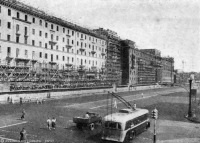 Москва - Строительство новых домов на Б. Садовой 1938—1939, Россия, Москва, ЦАО, Пресня