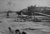 Москва - У Москворецкого моста зимой 1909—1914, Россия, Москва,