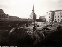 Москва - Строительство Кремлевского Дворца Съездов 1959, Россия, Москва,