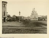 Москва - Вид на Охотный ряд (в сторону часовни Александра Невского) 1888, Россия, Москва,