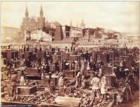 Москва - Строительство новых Торговых рядов на Красной площади 1890, Россия, Москва,