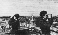 Москва - «Небесный патруль» на Пушкинской площади 1941, Россия, Москва,
