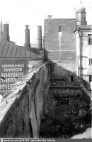 Москва - Зарядье. Западная оконечность стены Китай-города 1940—1941, Россия, Москва,