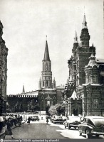 Москва - Никольская башня Кремля 1956, Россия, Москва,