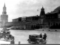 Москва - Красная площадь и мавзолей в 1941 году, Россия, Москва,
