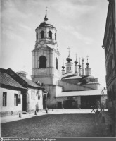 Москва - Церковь Спаса Преображения в Пушкарях 1881,