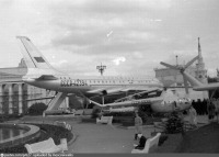 Москва - Ту-104 и Ми-1 на ВДНХ 1960, Россия, Москва,