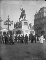 Москва - памятник М.Д. Скобелеву старая фотография