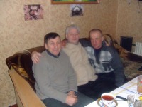 Болохово - У меня в гостях друзья Иван Кузнецов и Борис Рылеев. 2006 год.