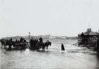 Санкт-Петербург - Университетская набережная. Наводнение 12(25) ноября 1903 г.