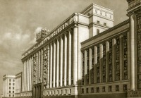 Санкт-Петербург - Ленинградский Дом Советов в период строительства.