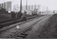 Санкт-Петербург - Строительство трамвайной линии в Рыбацком