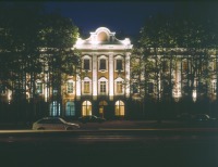 Санкт-Петербург - Санкт-Петербургский университет, главное здание, ночью