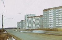 Ижевск - 1981 год.Улица Первомайская.Район Старого Аэропорта застраивается.