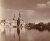 Екатеринбург - Городской пруд, Екатерининский собор и дом Севастьянова