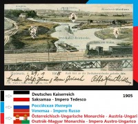 Польша - Прикордонний трикутник Німеччини, Австрії та Росії в Мисловиці. 1905 р.