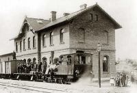 Германия - Поезд на станции Гербштадт