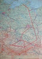 Германия - Карта Германская Демократическая Республика.