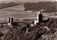 Германия - Рудельсбург и замок Saaleck возле Бад-Кёзен