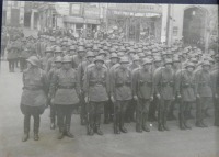 Киев - Пехотинцы на параде 1 мая 1939 года.