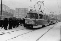 Киев - Киев. Открытие трамвайной линии на массиве Южная Борщаговка.