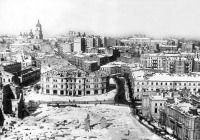 Киев - Київ.  Вигляд  нинішнього Майдану Незалежності  в 1943 році.
