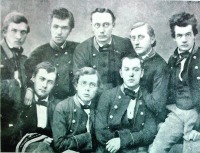 Киев - Киевские  студенты.  Фото середины XIX  века.