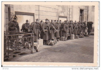 Киев - Київ.  Німецькі  солдати на пероні вокзалу.