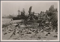 Феодосия - Разрушения в гавани Феодосии, 1941