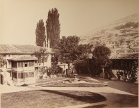 Бахчисарай - Вид корпусов ханского дворца в Бахчисарае.