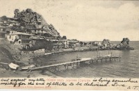 Гурзуф - Крым. Гурзуф. Общий вид деревни Гурзуф, 1905