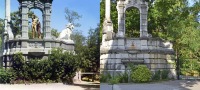 Массандра - Фотосравнения. Массандра. У дворца в саду, 1904-2016
