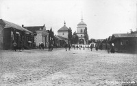 Гайсин - Гайсин. Базарна площа в 1915 році.