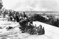 Одесса - Румынские оккупанты на Приморском бульвары. 1941 г.
